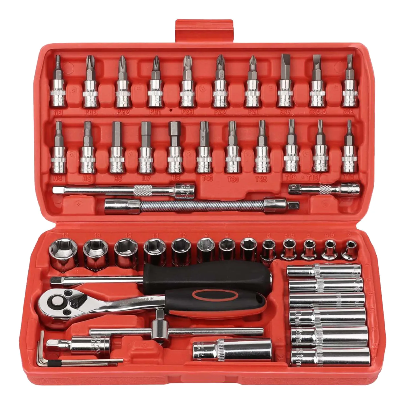 Socket Set 53 Piece 1/4 inch