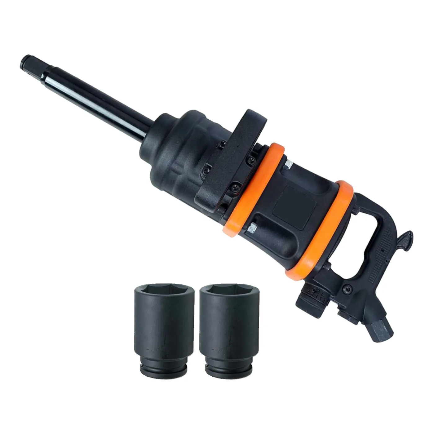 Pneumatic Impact Wrench 1 Inch Drive with 32 & 33 mm Impact Sockets