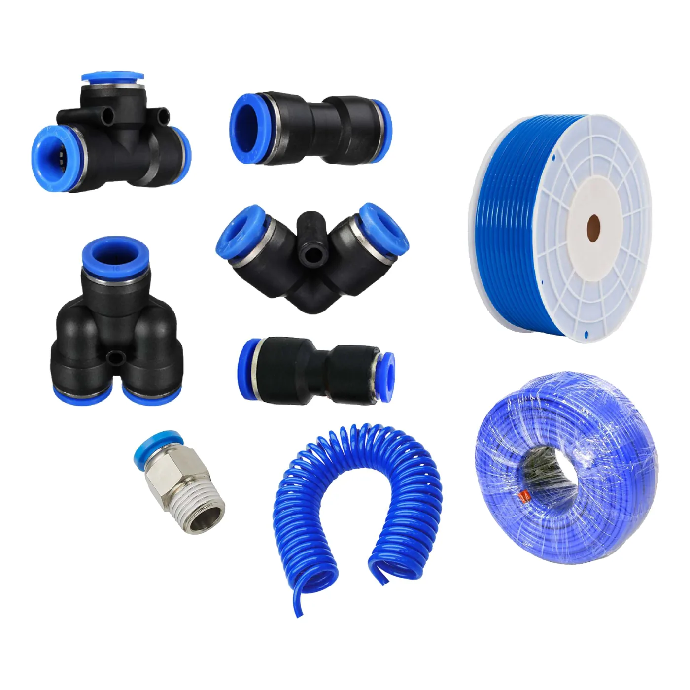 Pneumatic Push-in Fitting / PU Hose Roll & Coil