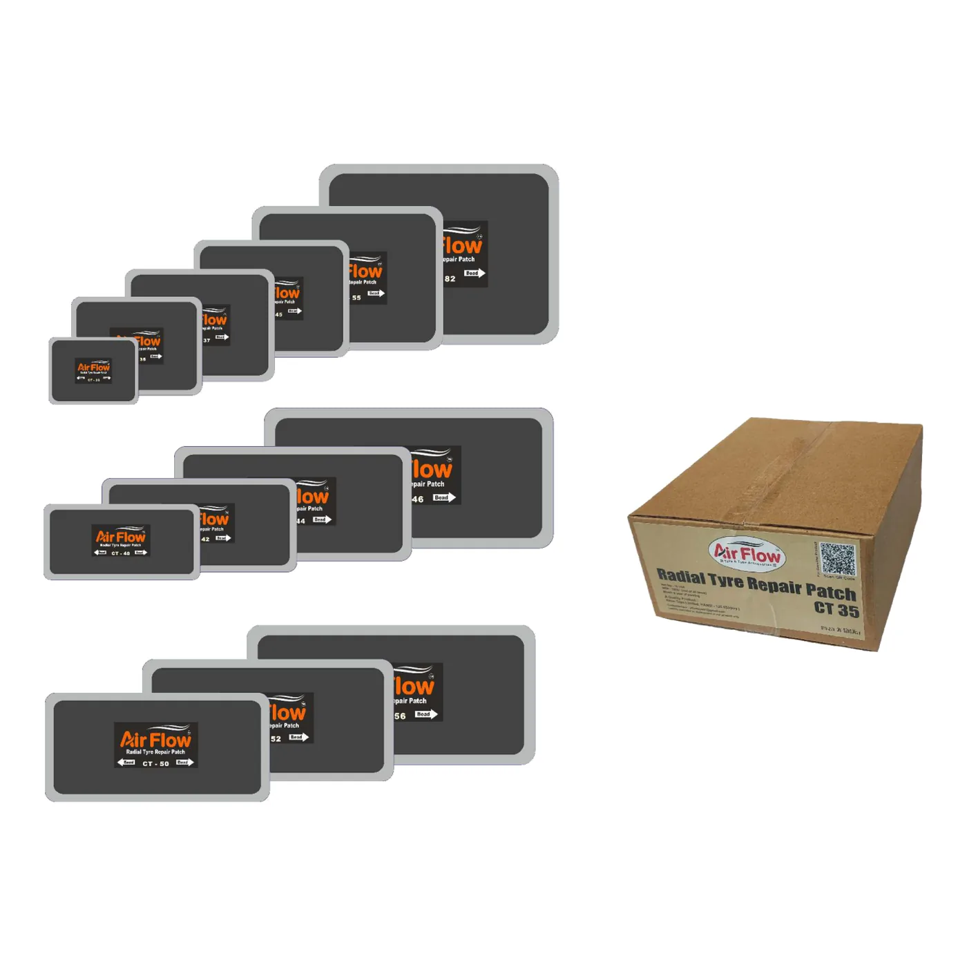 CT Radial Tyre Repair Patches